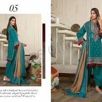 khaddar printed suit 3-piece