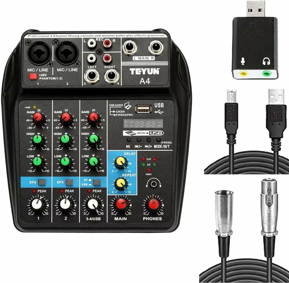 4 channel sound Mixer