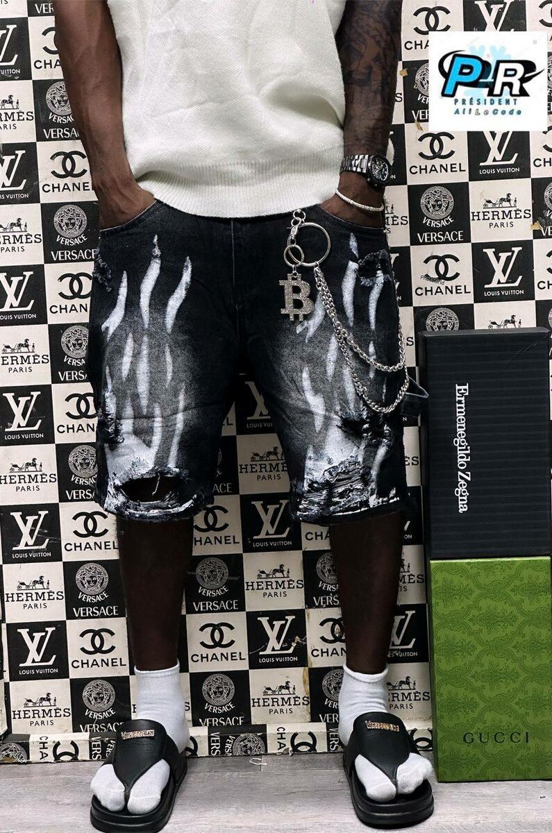 Shorts en denim tendance homme