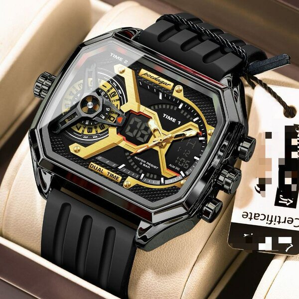 Montre Digitale Sport Double Cadran