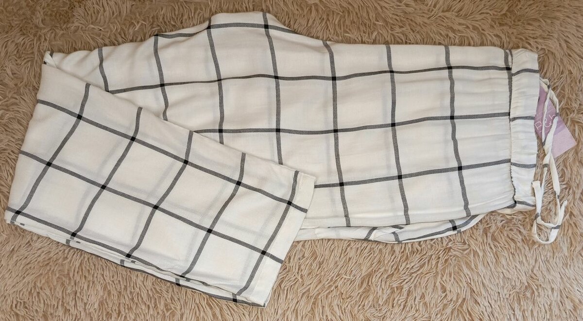 Pantalon de nuit à carreaux