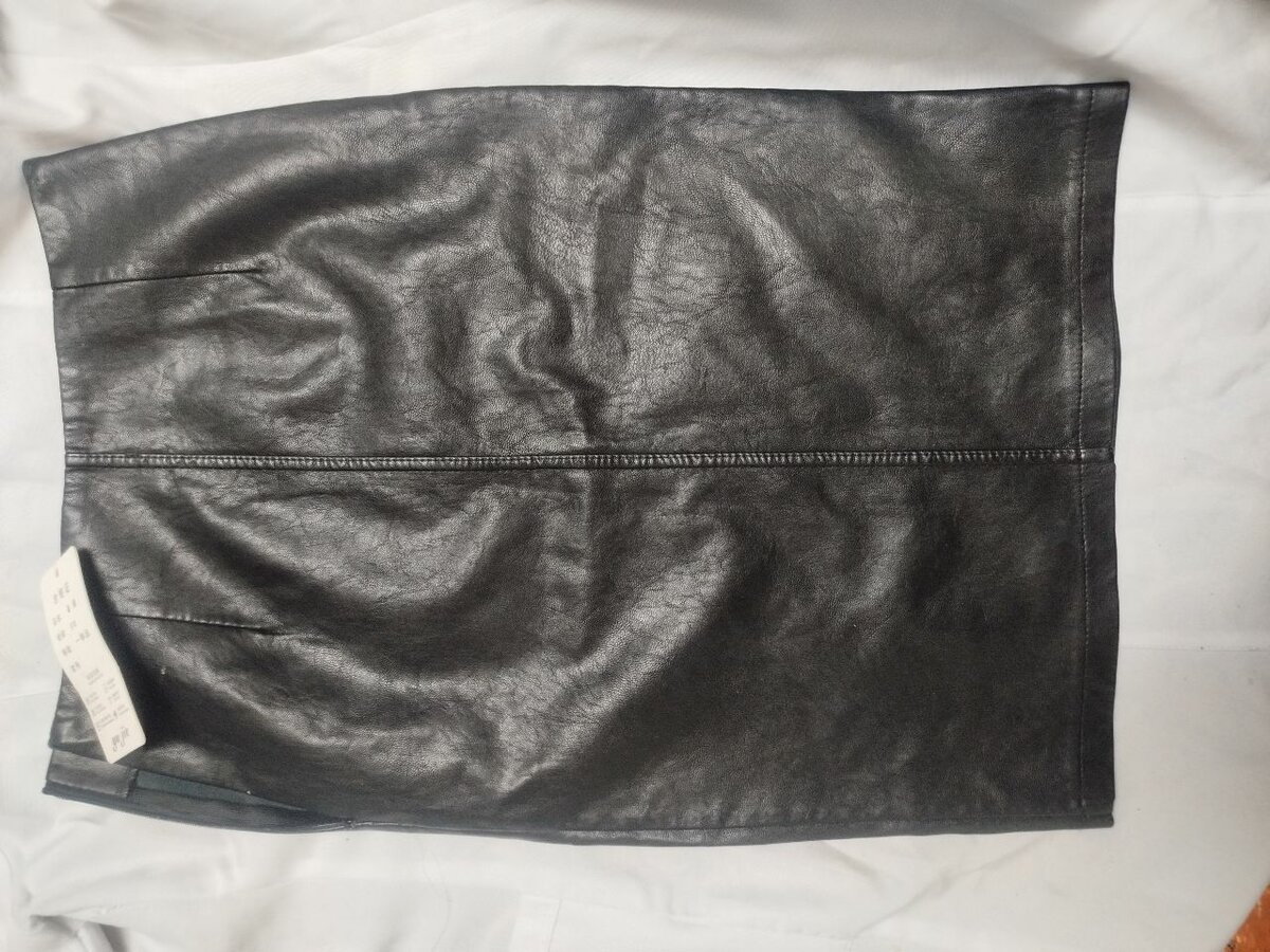 Юбка кожанная