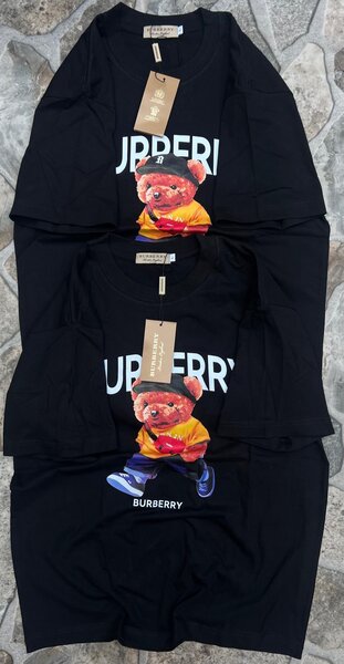 T-shirts Noir Ours Burberry