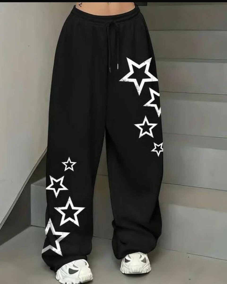 Pantalons décontractés étoilés