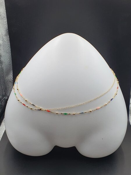 Collier coloré élégant