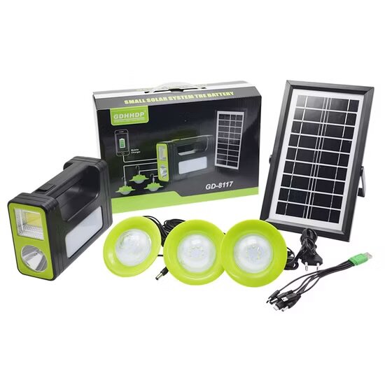 Kit d'Éclairage Solaire Portable