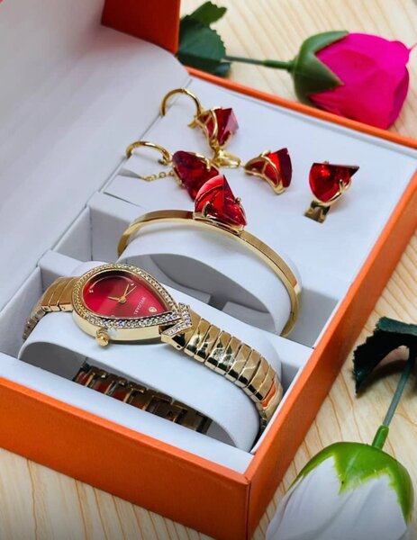 Set Montre et Bijoux Élégant