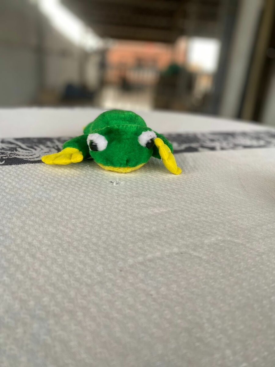 Peluche animal coloré