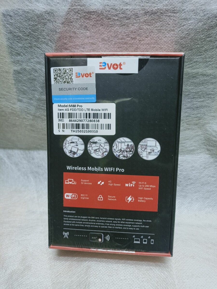 Wifi pocket M88 pro 3.000Mah