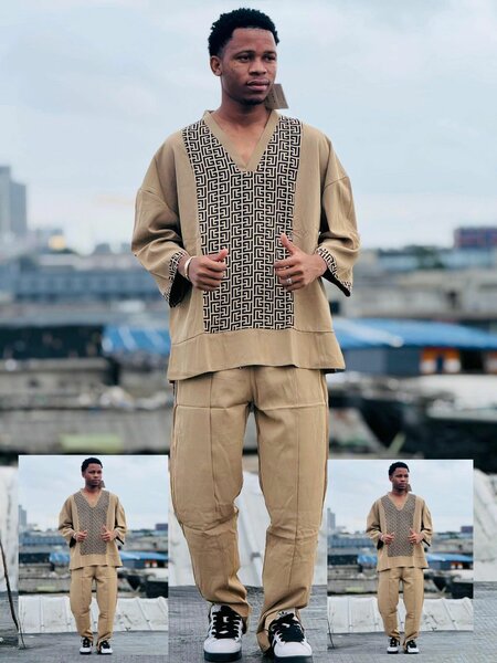 Ensemble décontracté bohème