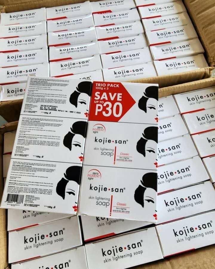 Kojic san  Skin Lightening Soap Trio pack 100g*3