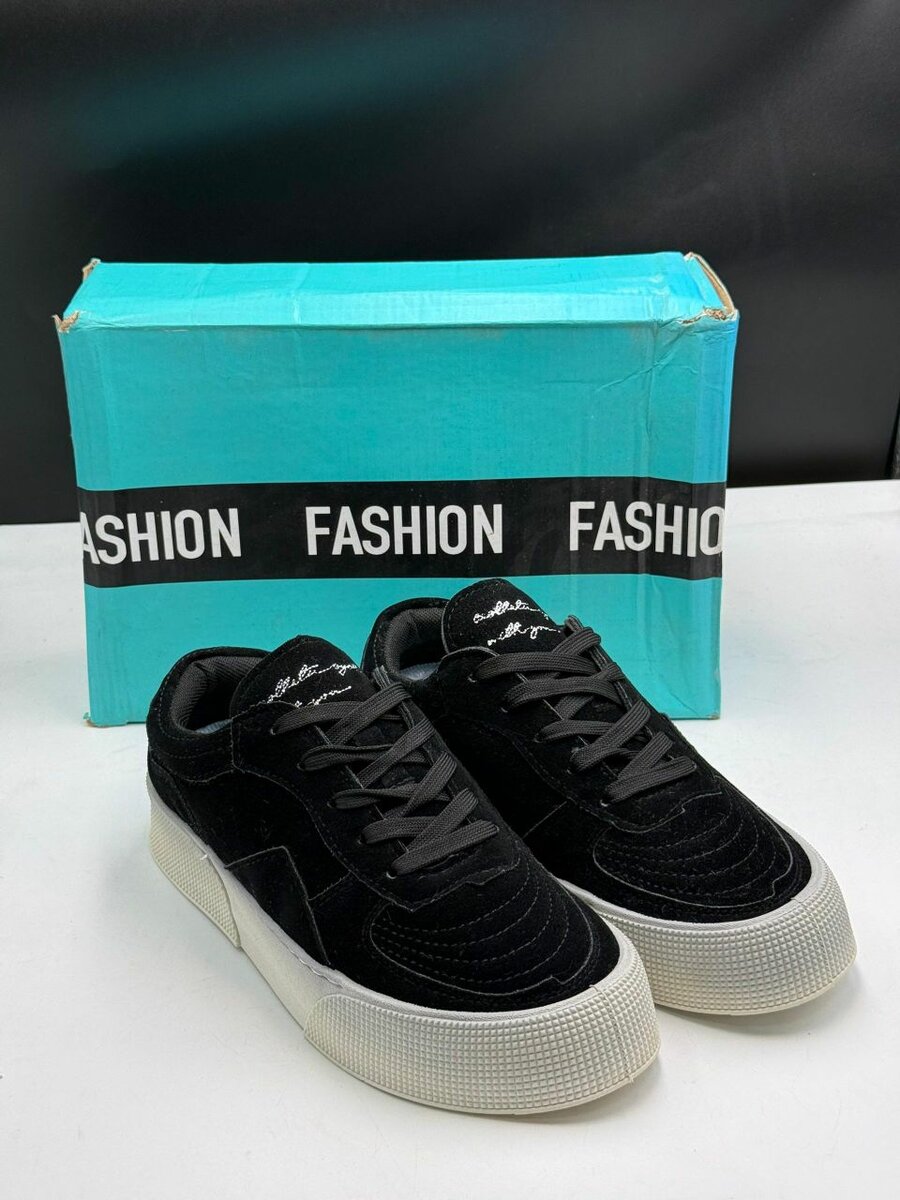 Baskets noires casual mode