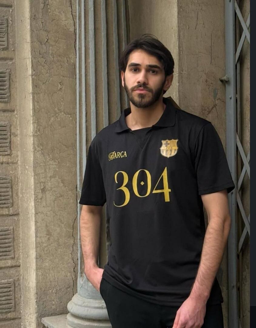 Polo noir Barça 304