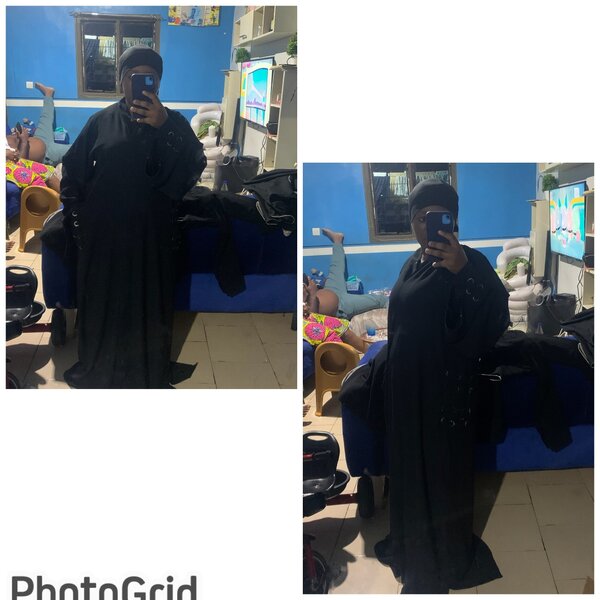 Abaya noire élégante