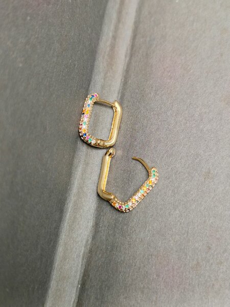 Boucles d'oreilles dorées