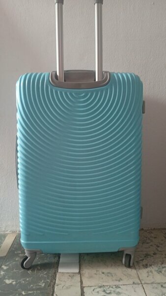 Valise grand format bleu ciel