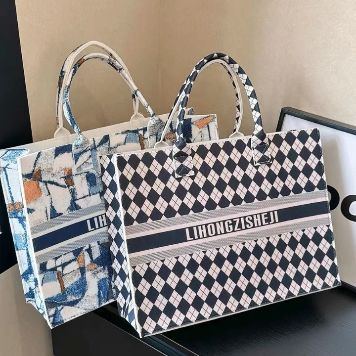 Sac cabas élégant imprimé