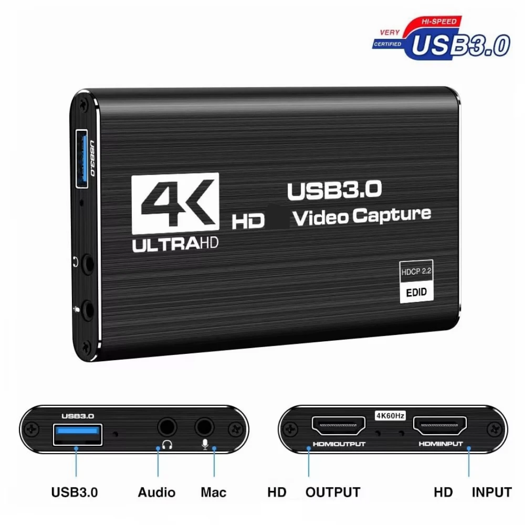 Carte de capture vidéo USB 3.0 4K