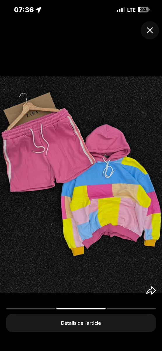 Ensemble sport coloré