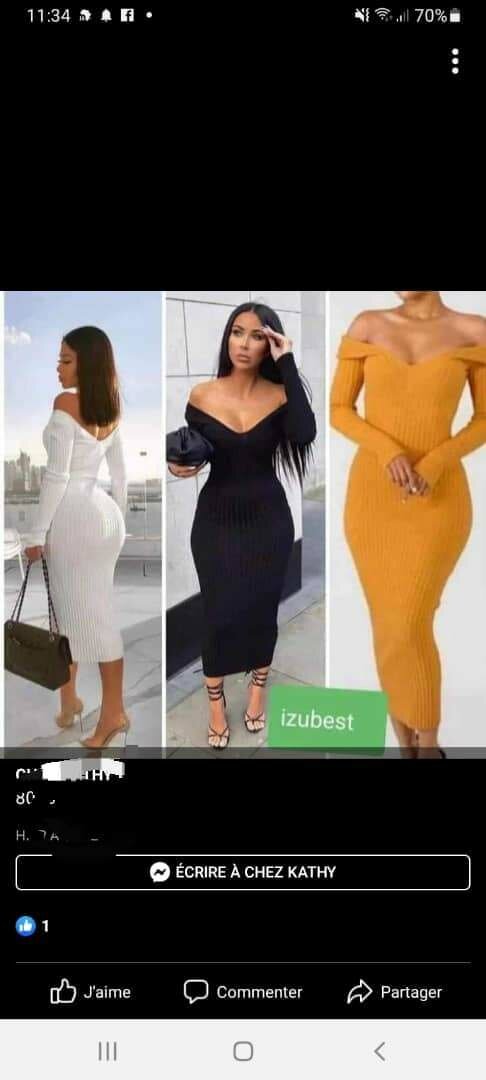 Robe élégante sexy