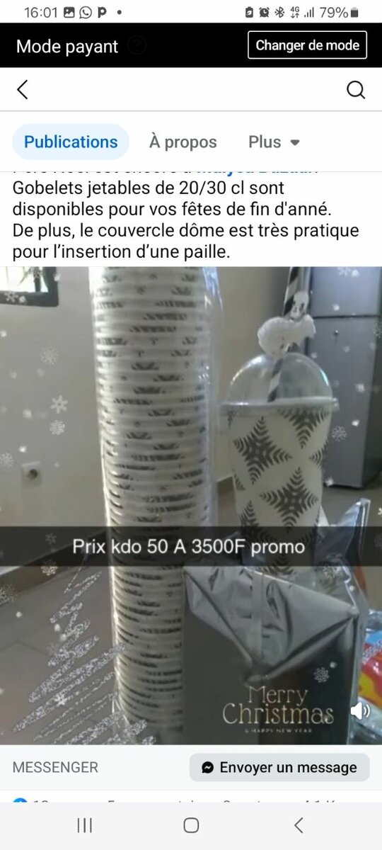 Gobelets jetables festifs