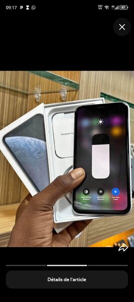 iPhone avec boîte