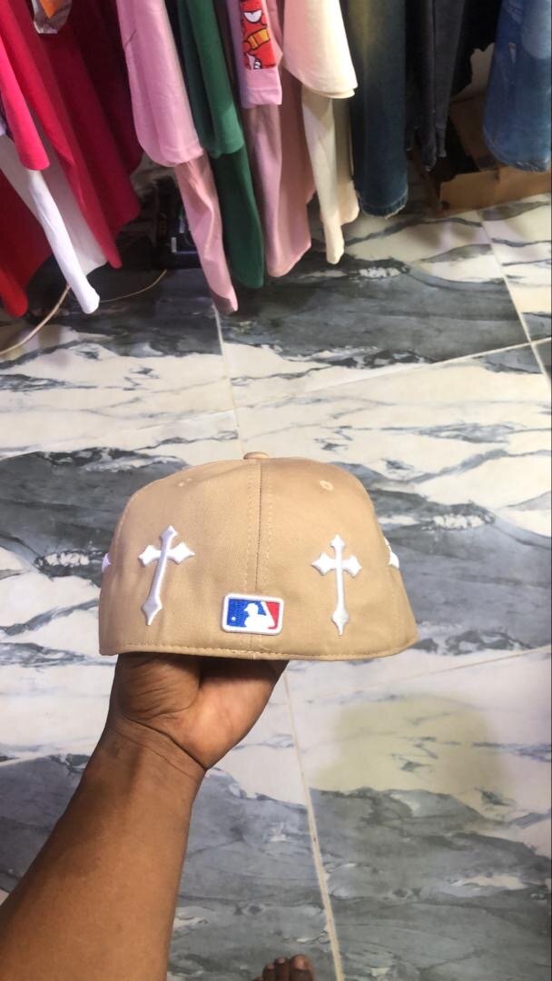 Casquette Beige Design NY