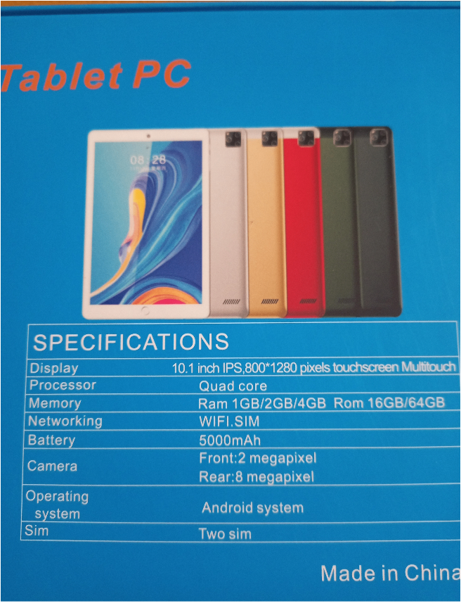 TABLETTE PC 10, 1 "