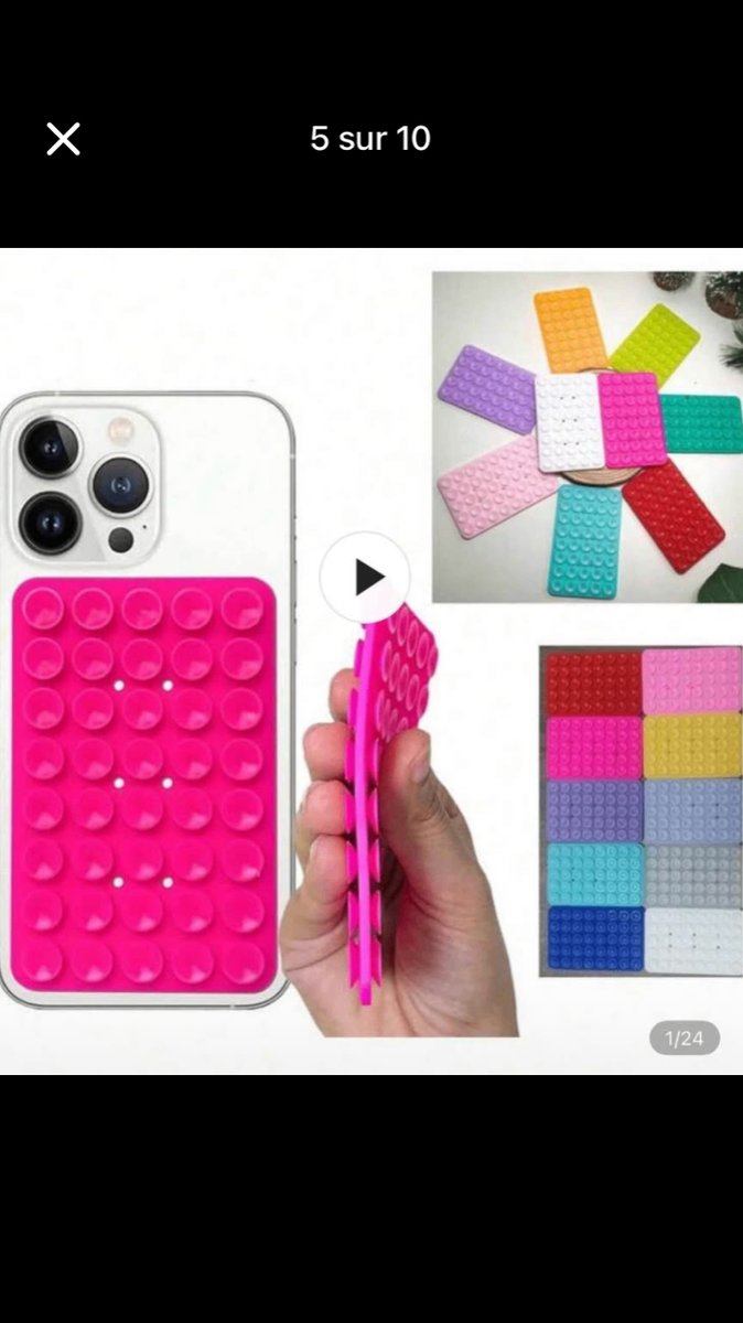 Ventouse double face