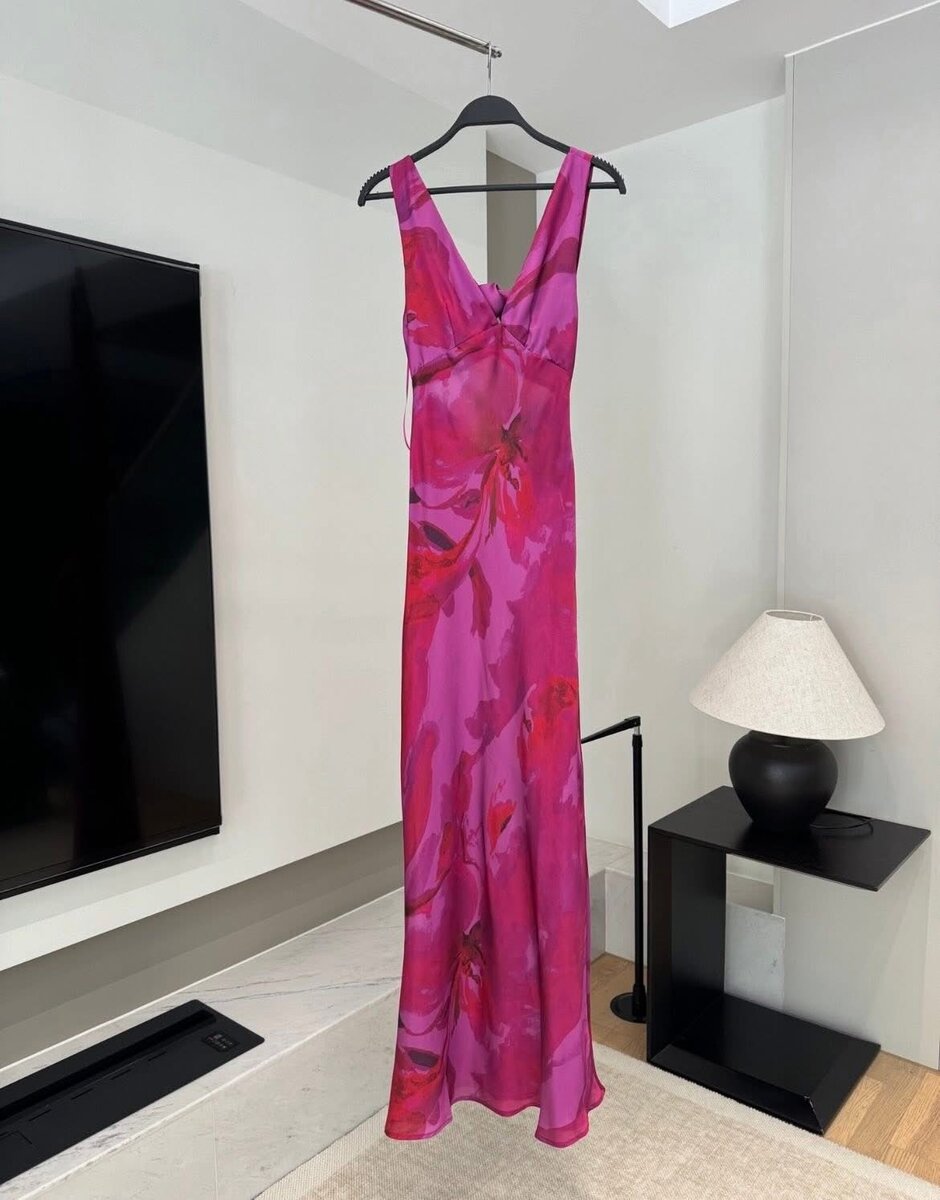 Robe longue fleurie élégante