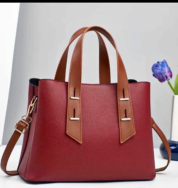 Sac à main en cuir multicolore