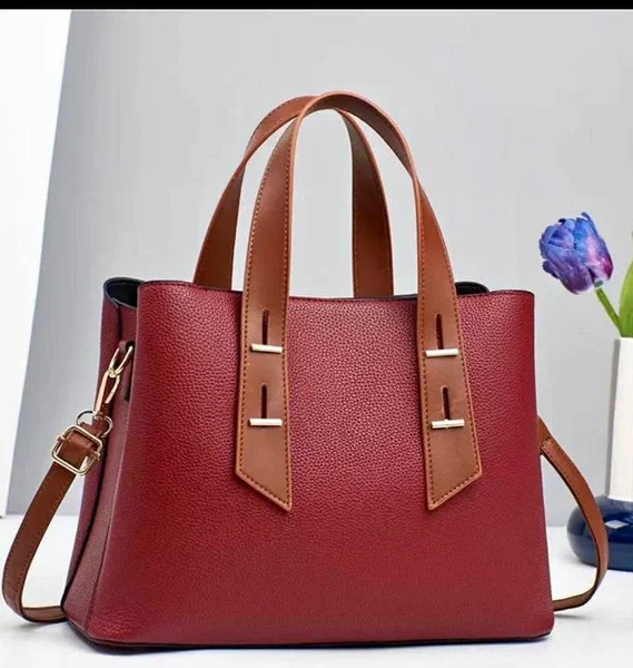 Sac à main en cuir multicolore