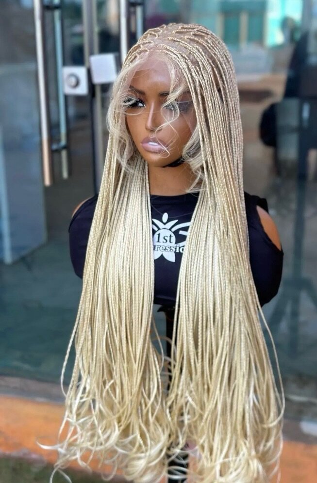 Spiral braids full lacewig