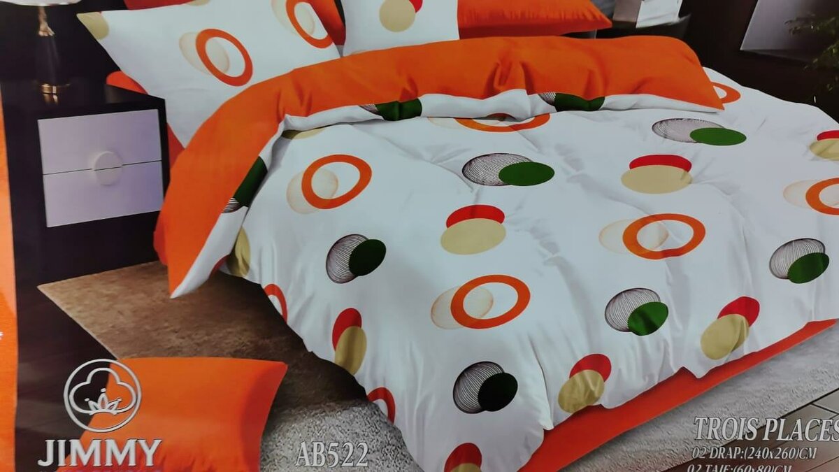 Parure de lit imprimée Cercle Jimmy
