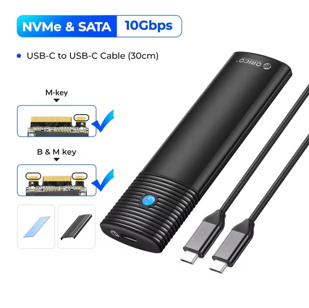 Boitier SSD NVMe USB-C