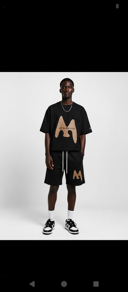 Ensemble T-shirt et Short Noir Homme