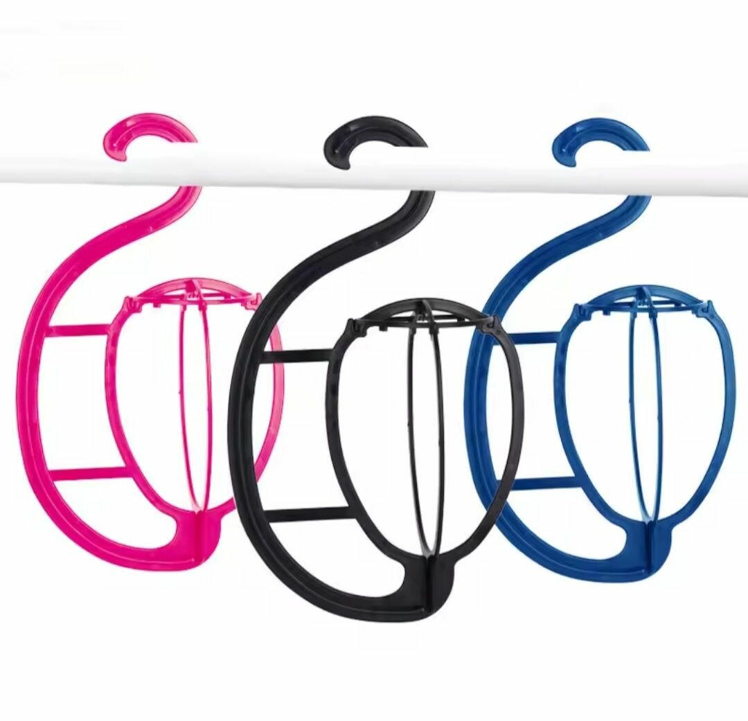 Porte perruques en plastique