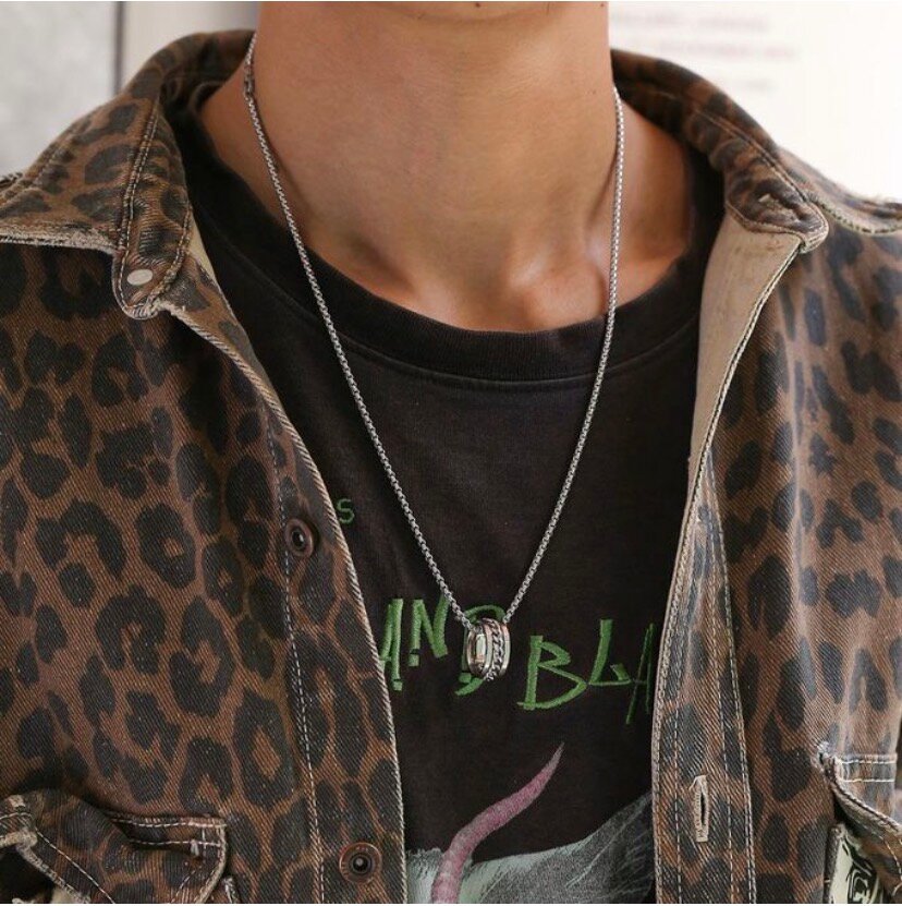 Collier anneau acier inoxydable