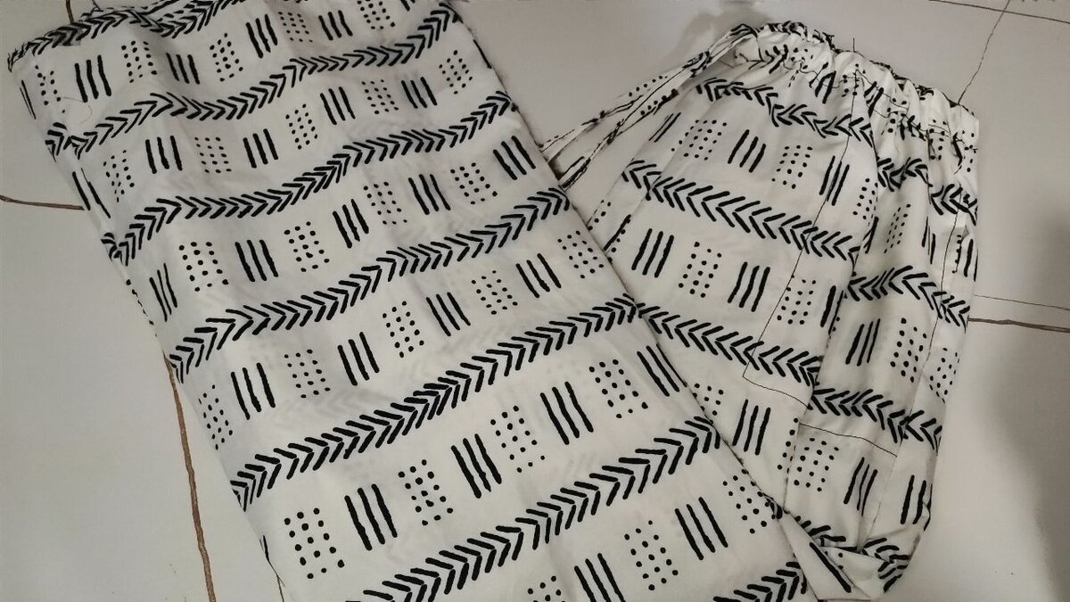 Pantalons ankara (pagne)