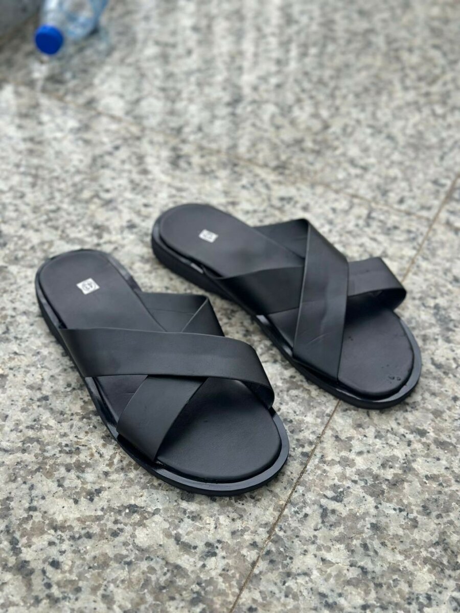 Sandales confortables en cuir