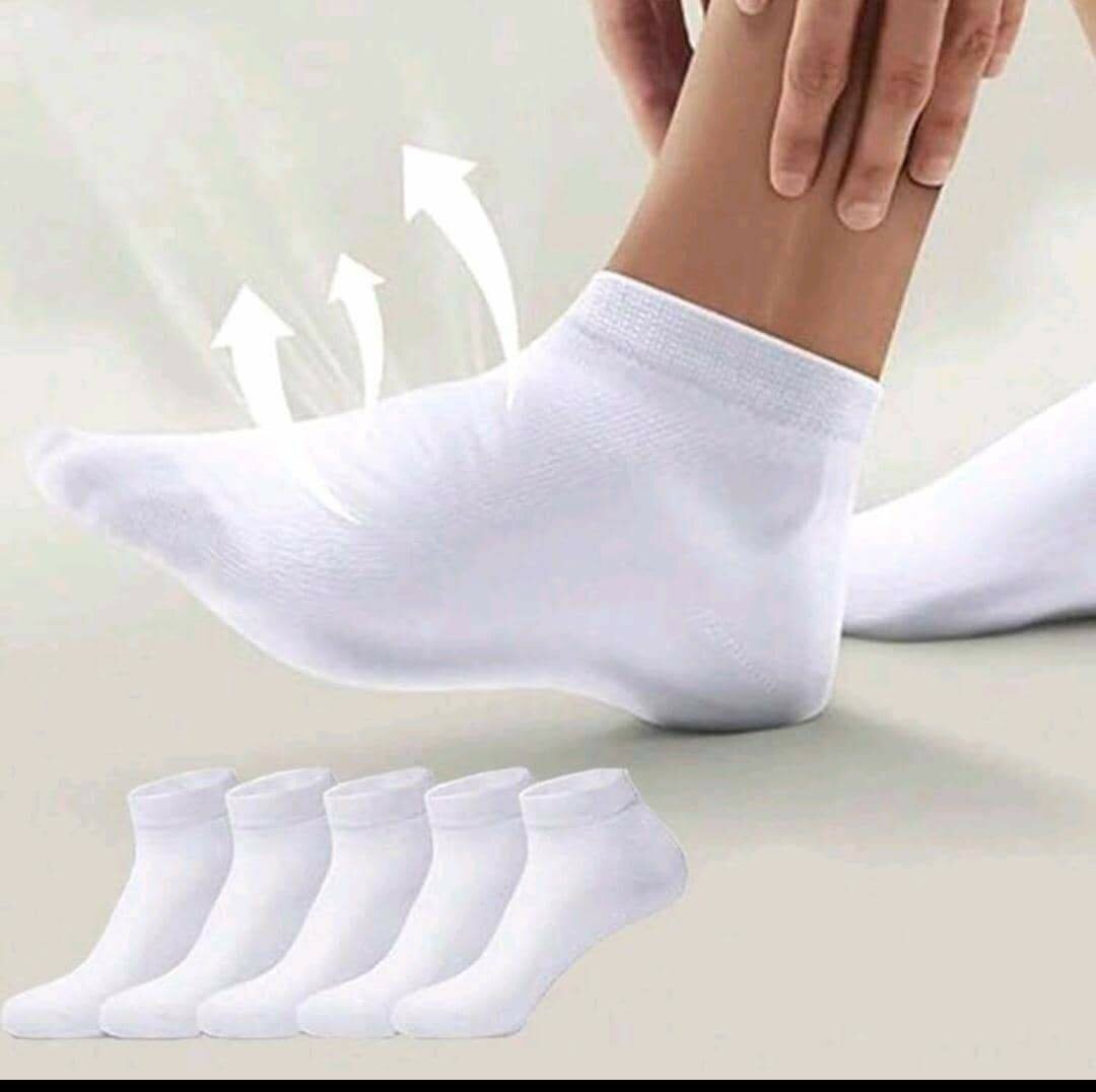 Chaussettes blanches respirantes