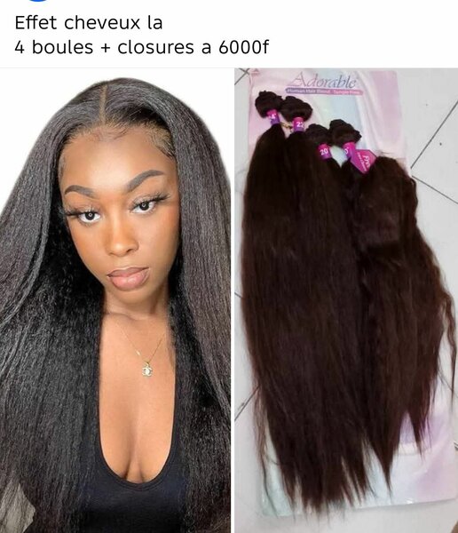 Extensions de cheveux naturels