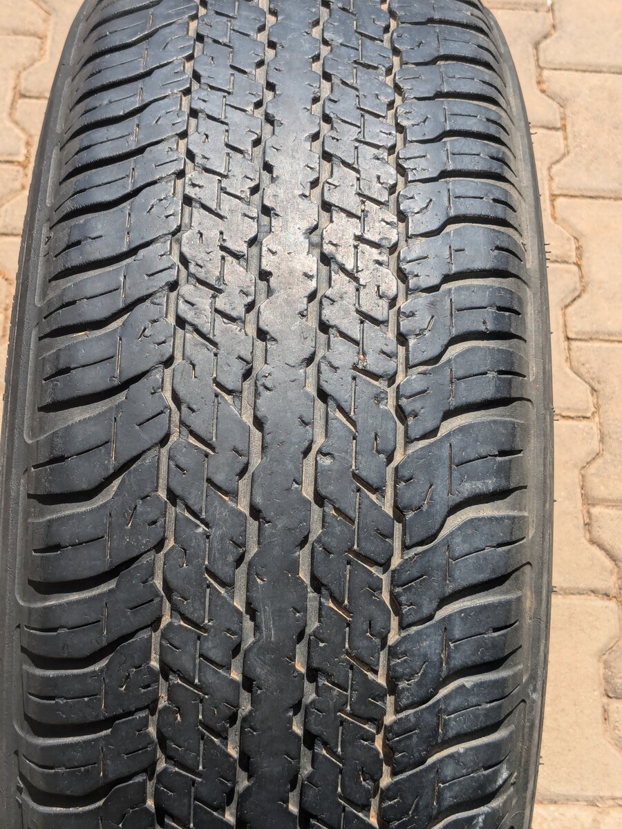 Four (4)Toyota Hilux good second hand tyres-265/65R17