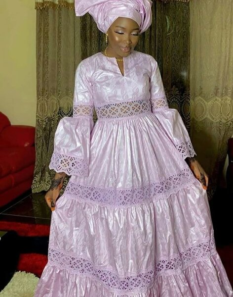 Robe Longue en Bazin