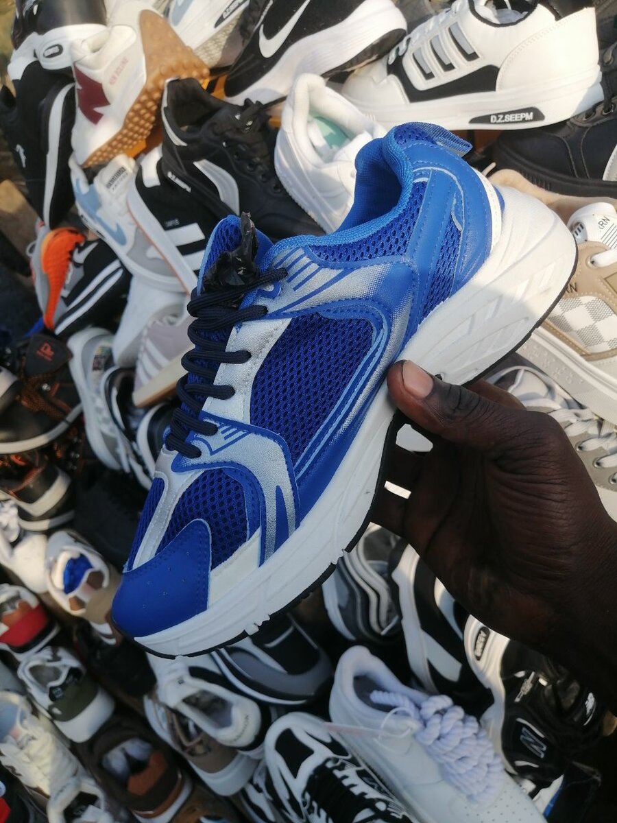 Baskets de sport bleu ultra-confort