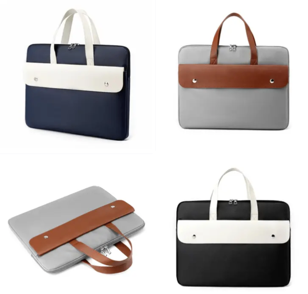 Porte-document élégant en cuir