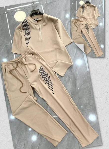 Ensemble beige de loisirs