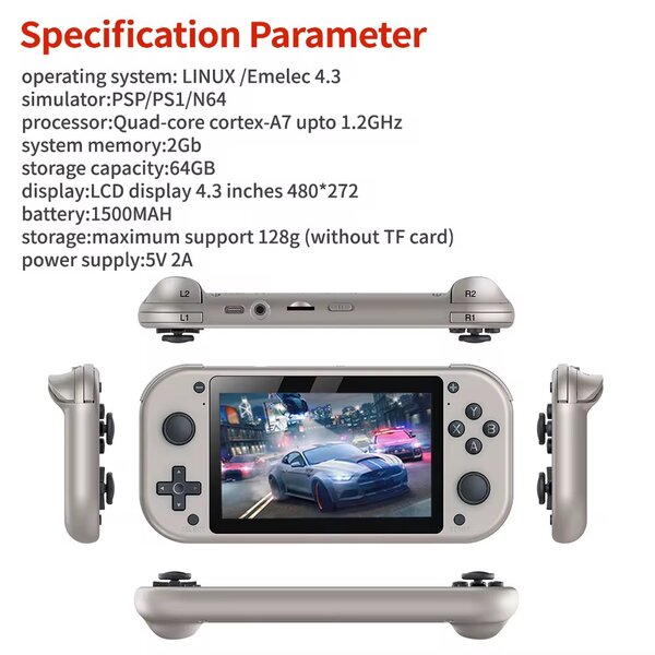 Console de Jeux Vidéo Portable