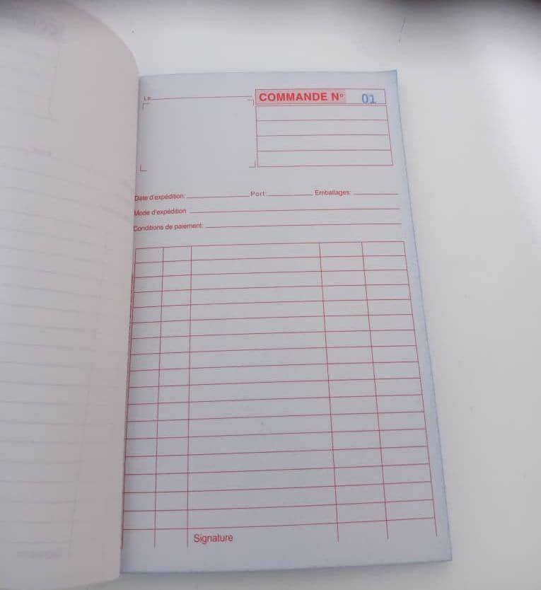 Bon de commande Auto copiants