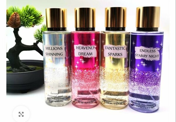 Body splash and perfume oil